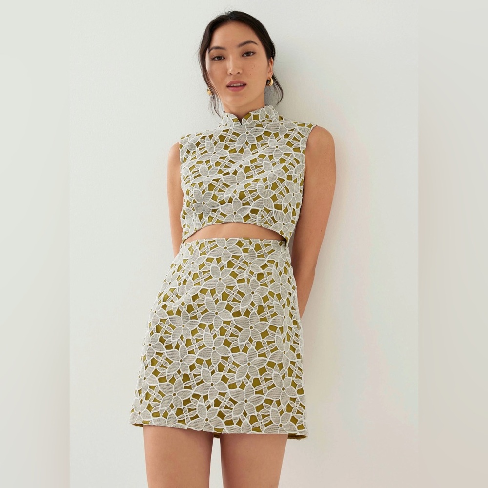 Love Bonito: Mandarin Collar Mini Dress